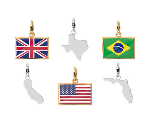 Country & State Charms