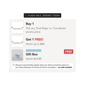 Coordinate Engraved Rope Bracelet media 2