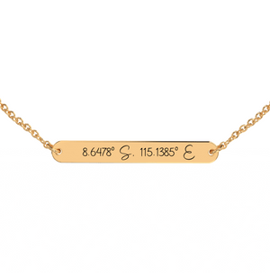Coordinate Engraved Anklet/Bracelet media 5