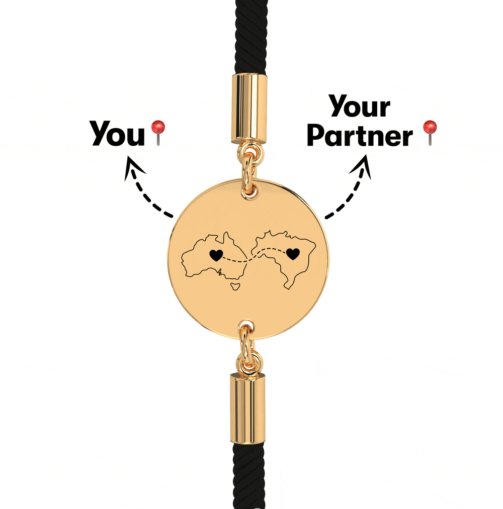 Long Distance Engraved Bracelet media 10