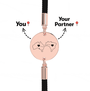 Long Distance Engraved Bracelet media 9