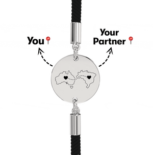 Long Distance Engraved Bracelet media 29