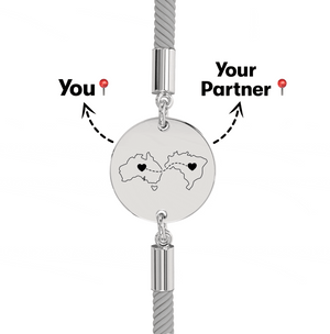 Long Distance Engraved Bracelet media 15