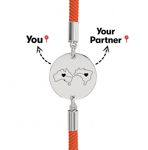 Long Distance Engraved Bracelet media 23