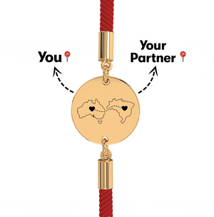 Long Distance Engraved Bracelet media 18