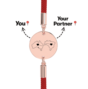 Long Distance Engraved Bracelet media 19