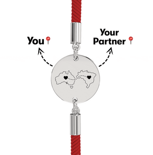 Long Distance Engraved Bracelet media 17
