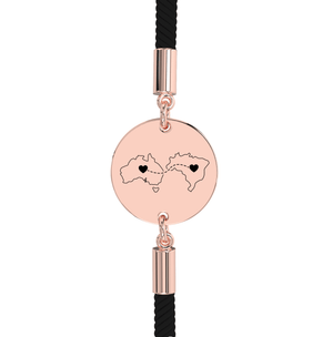 Dual Maps Engraved Bracelet media 10