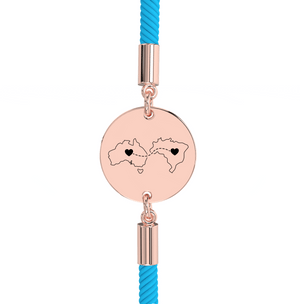 Dual Maps Engraved Bracelet media 22