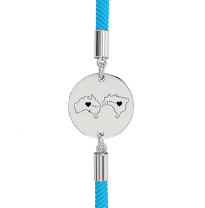 Dual Maps Engraved Bracelet media 20