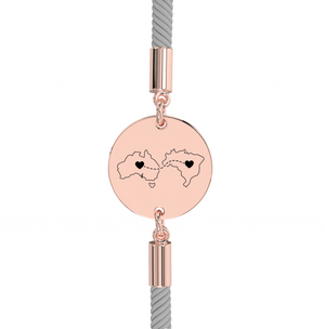 Dual Maps Engraved Bracelet media 16