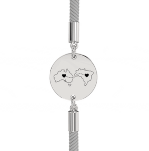 Dual Maps Engraved Bracelet media 14