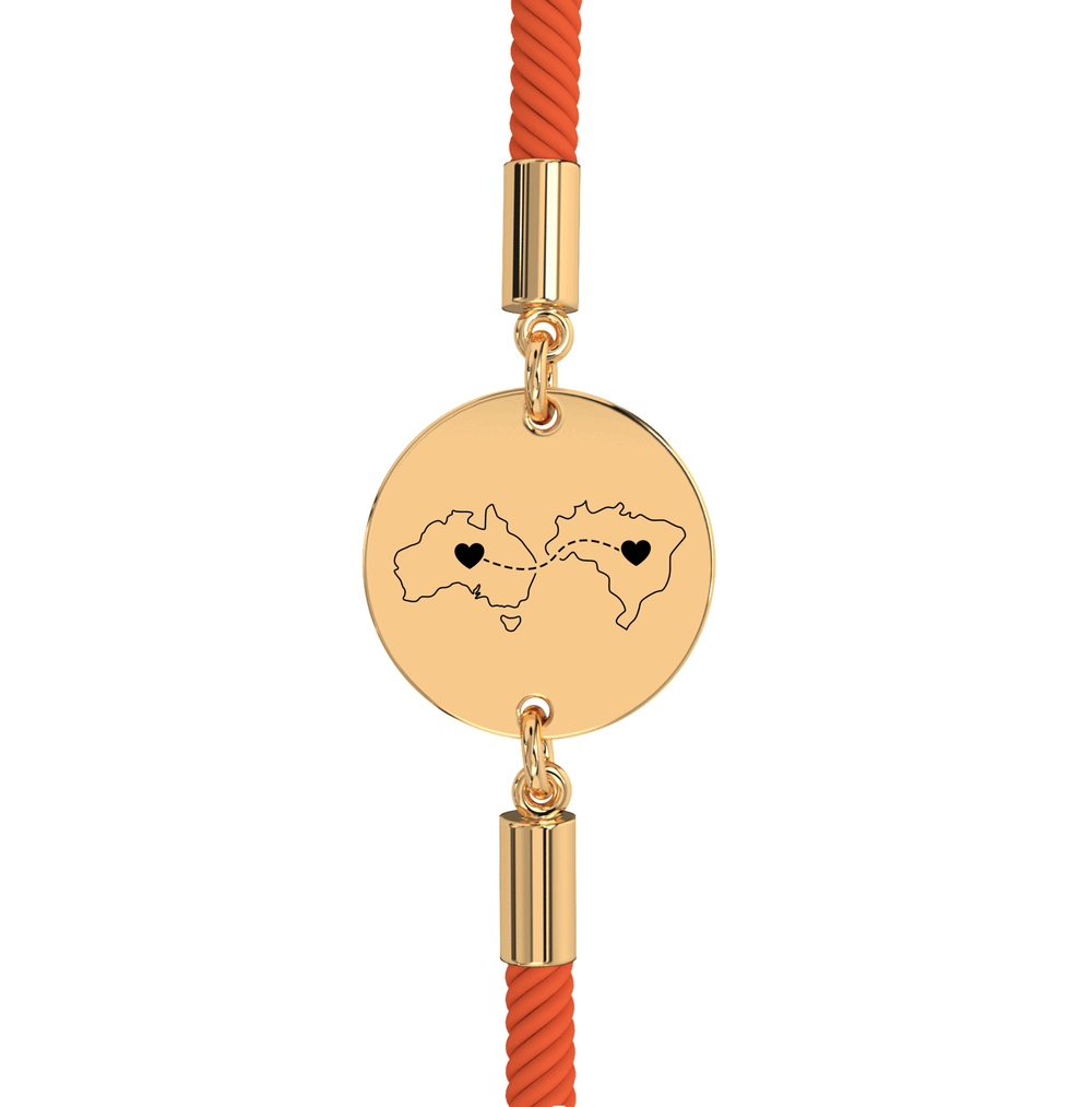 Dual Maps Engraved Bracelet media 24