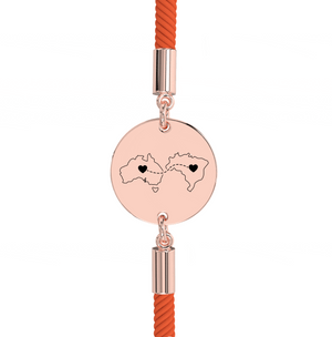 Dual Maps Engraved Bracelet media 25