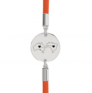 Dual Maps Engraved Bracelet media 23