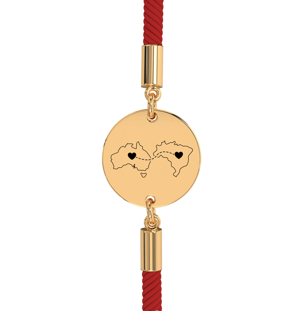 Dual Maps Engraved Bracelet media 18