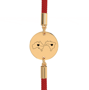 Dual Maps Engraved Bracelet media 18