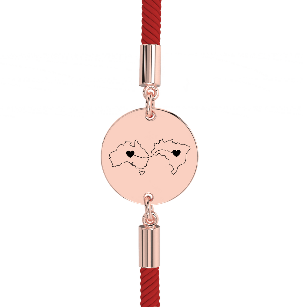 Dual Maps Engraved Bracelet media 19