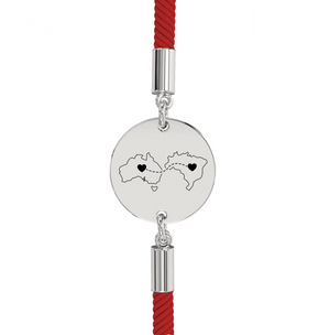 Dual Maps Engraved Bracelet media 17