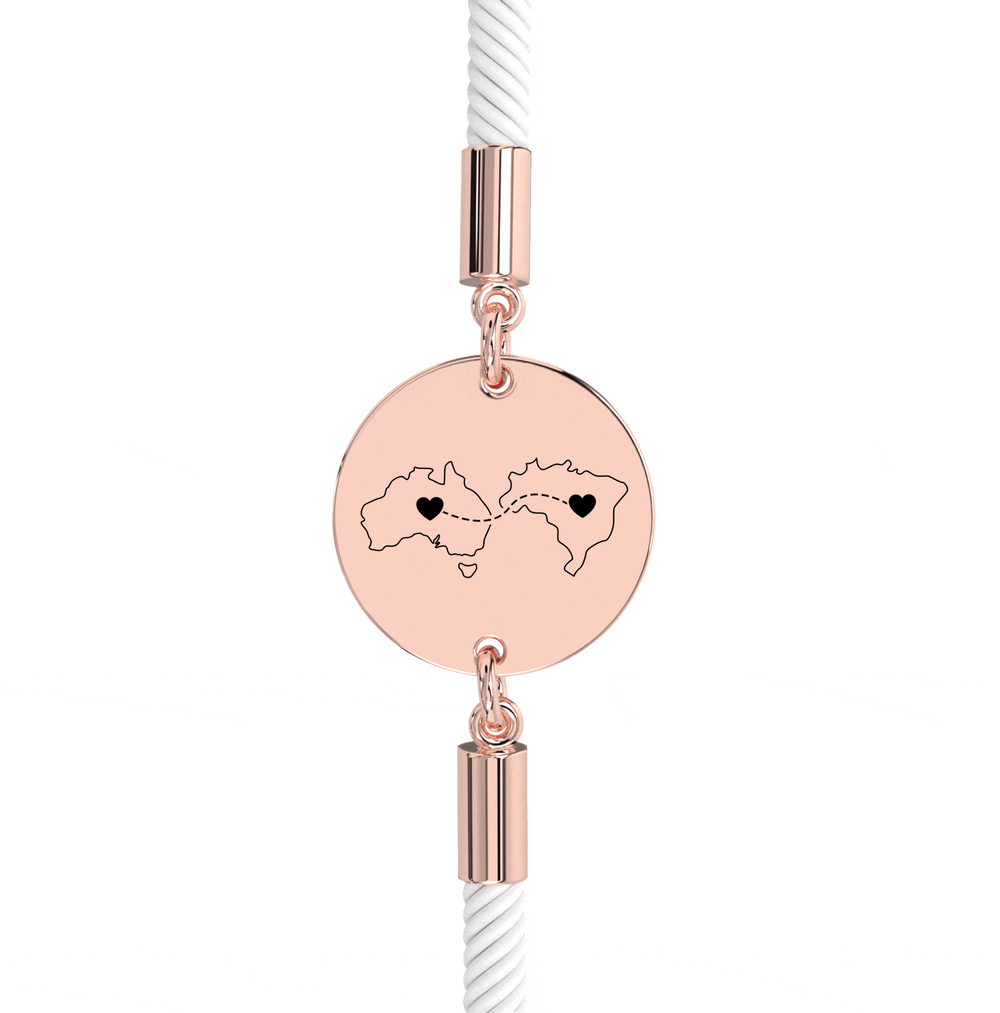 Dual Maps Engraved Bracelet media 13