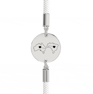 Dual Maps Engraved Bracelet media 11