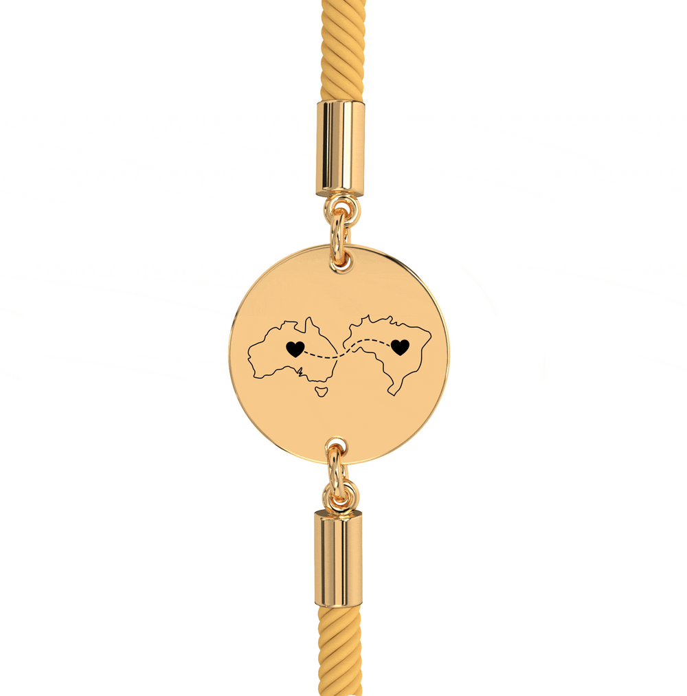 Dual Maps Engraved Bracelet media 27