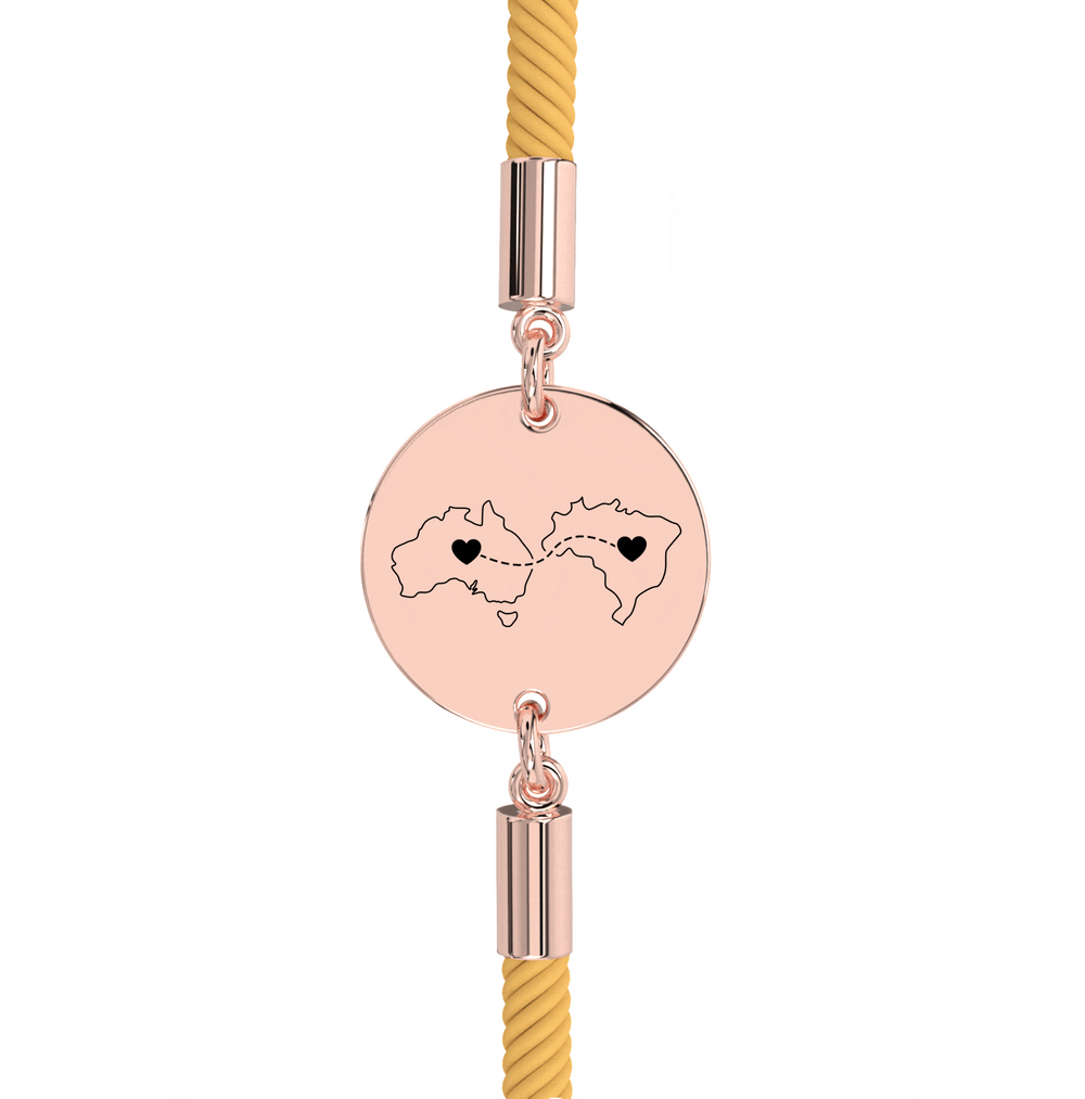 Dual Maps Engraved Bracelet media 28