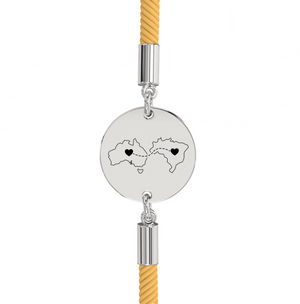 Dual Maps Engraved Bracelet media 26