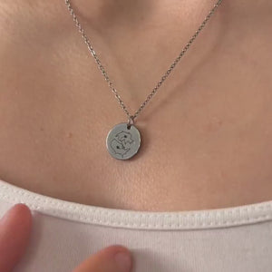 Dual Maps Engraved Necklace media 3