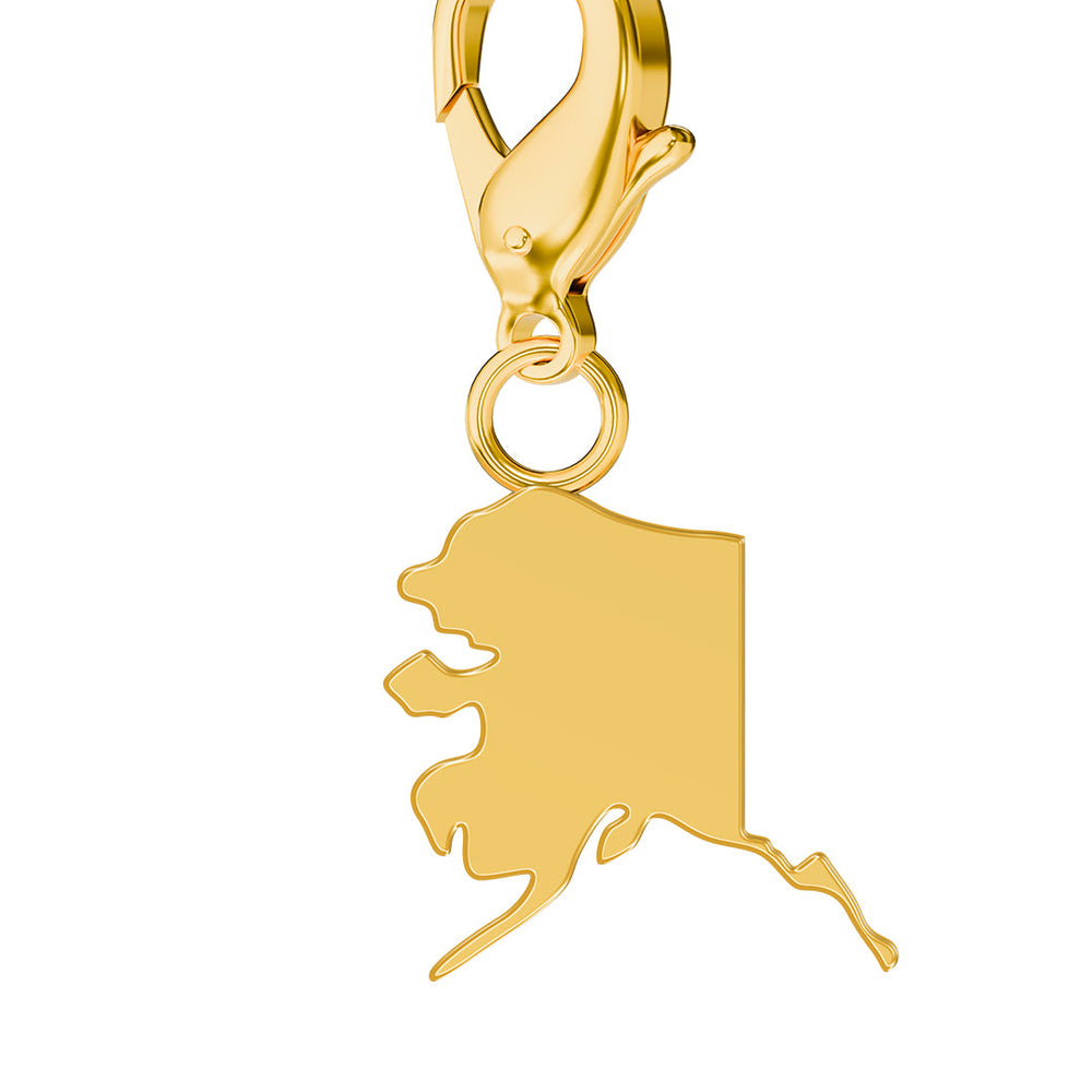 USA State Map Charms media 2