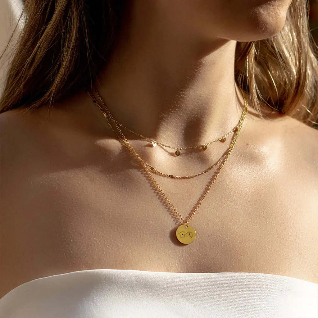 Long Distance Engraved Necklace - Bridge The Distance - Free Custom ...
