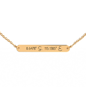 Coordinate Engraved Anklet/Bracelet media 5
