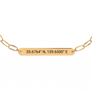 Coordinate Engraved Anklet/Bracelet media 8