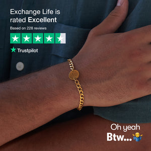 Long Distance Engraved Chunky Bracelet media 10