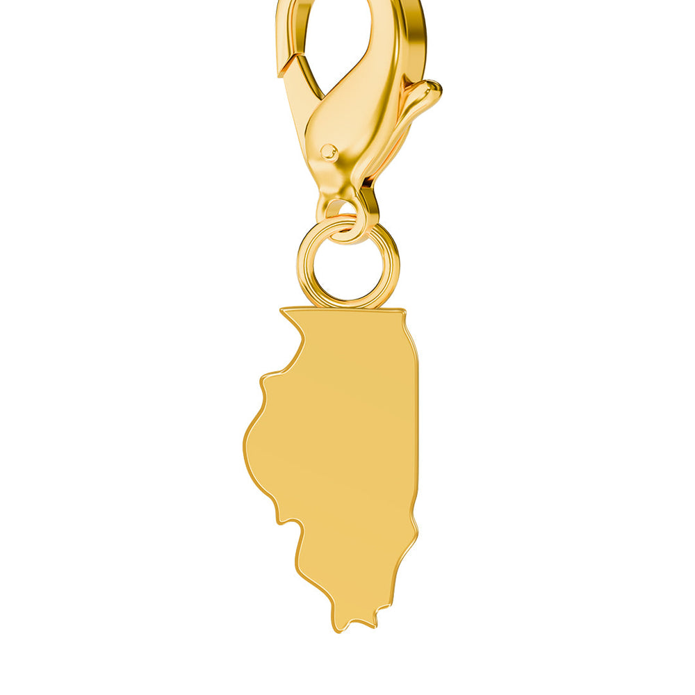 USA State Map Charms media 13