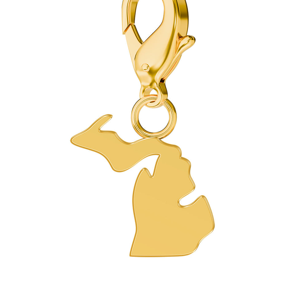 USA State Map Charms media 22