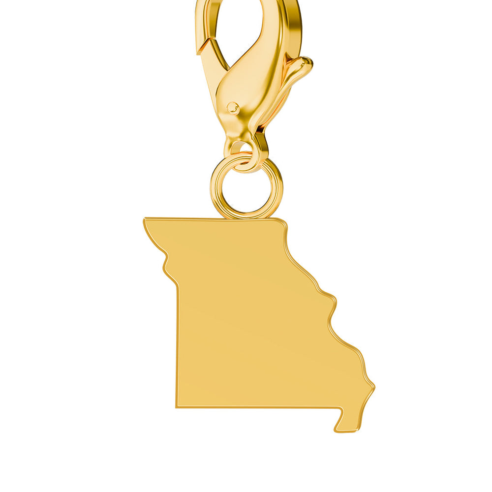 USA State Map Charms media 25