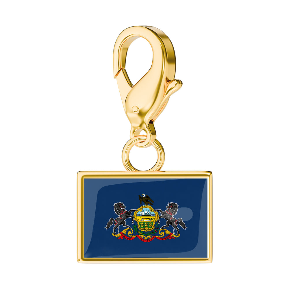 USA State Flag & Map Charms Set media 44