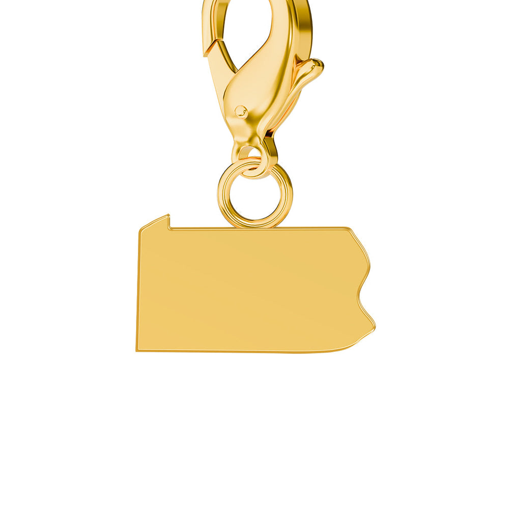 USA State Map Charms media 38