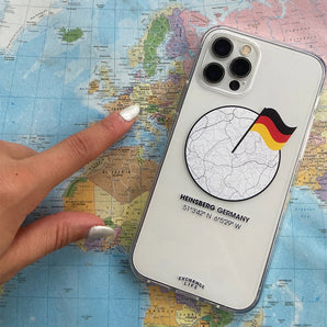 Second Home Map Phone Case
