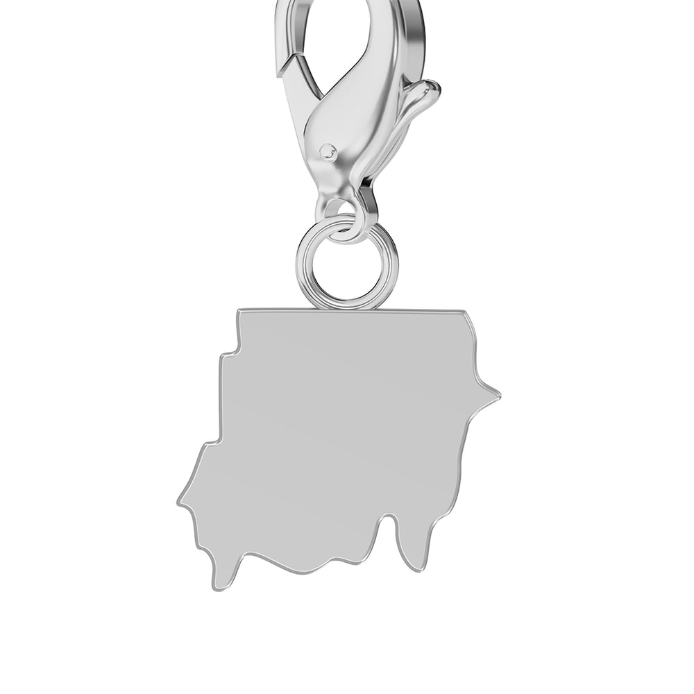 Conjunto de amuletos de bandera y mapa media 7