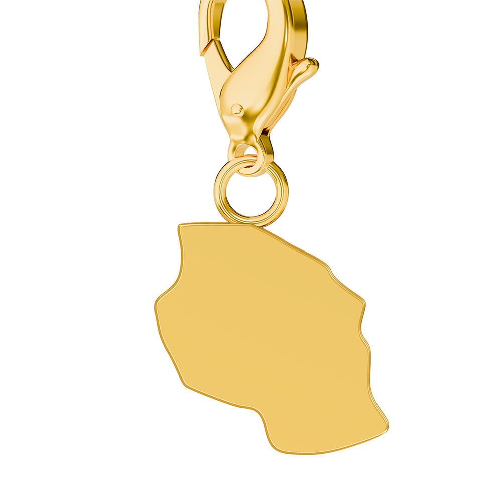 Conjunto de amuletos de bandera y mapa media 16