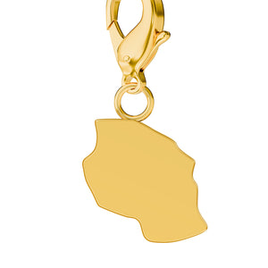 Conjunto de amuletos de bandera y mapa media 16