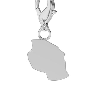 Conjunto de amuletos de bandera y mapa media 17