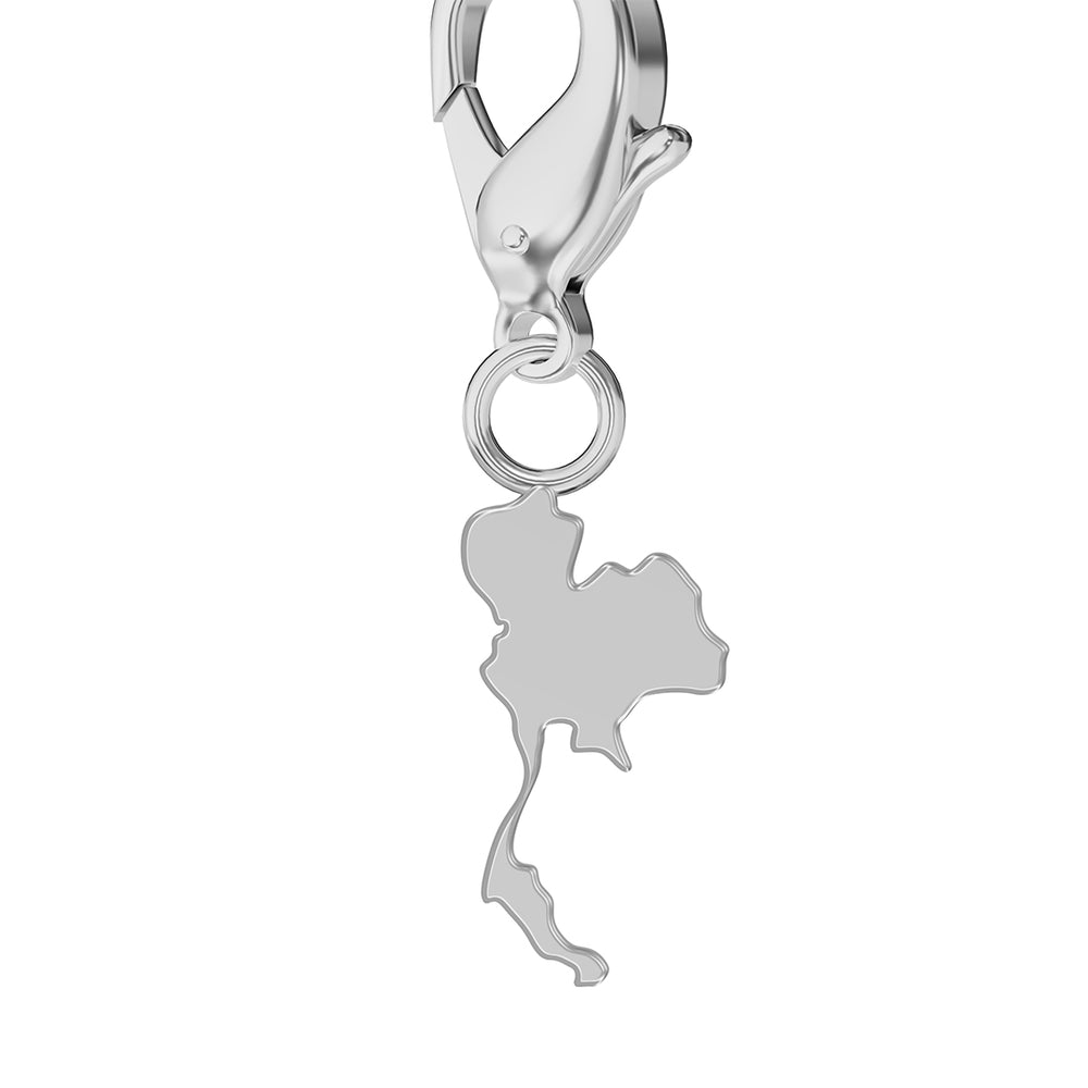 Conjunto de amuletos de bandera y mapa media 19