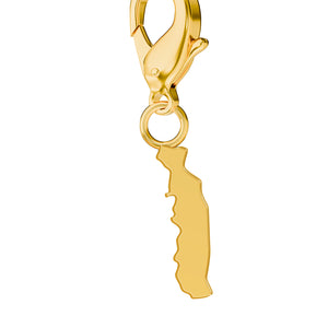 Conjunto de amuletos de bandera y mapa media 24