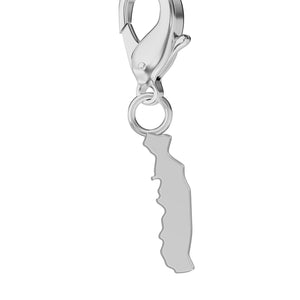 Conjunto de amuletos de bandera y mapa media 25