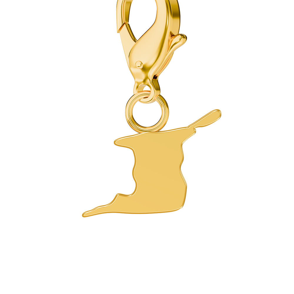 Conjunto de amuletos de bandera y mapa media 28