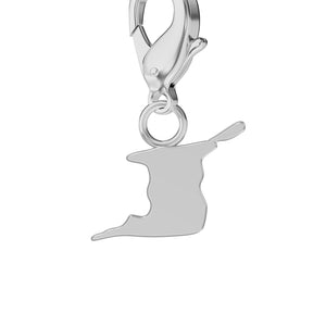 Conjunto de amuletos de bandera y mapa media 29