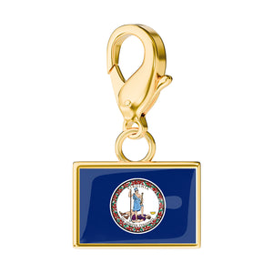 USA State Flag & Map Charms Set media 62